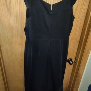 Plus black dress